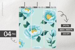 Flowers Digital Papers - 04 Variations Product Image 2