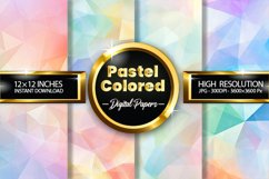 Pastel Colored Digital Paper - 04 Variations Product Image 1