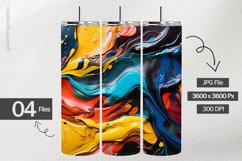 Oil Texture Digital Paper - 04 Variations Product Image 2