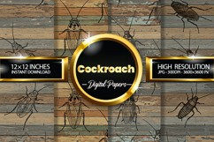 Cockroach Digital Papers - 04 Variations Product Image 1