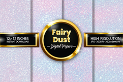 Fairy Dust Glitter Digital Papers - 04 Variations Product Image 1