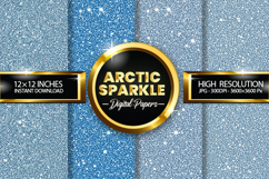 Arctic sparkle Digital Papers - 04 variations Product Image 1