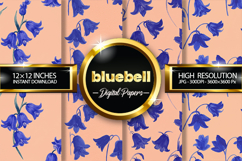 Bluebell Digital Papers - 04 Variations Product Image 1
