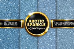 Arctic sparkle Digital Papers - 04 variations Product Image 1