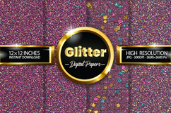 Glitter Digital Papers - 04 Variations Product Image 1