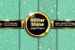 Shine Glitter Digital Papers - 04 Variations Product Image 1