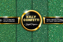 Kelly Confetti Digital Papers - 04 variations Product Image 1