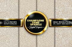 Champagne Sand Sparkle Digital Papers - 04 variations Product Image 1