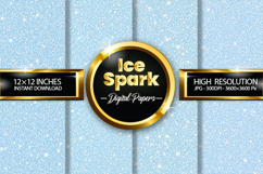 Ice Spark Glitter Digital Papers - 04 Variations Product Image 1