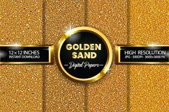 Golden Sand Digital Papers - 04 variations Product Image 1