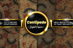 centipede Digital Papers - 04 Variations Product Image 1