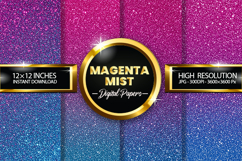 Magenta Mist Digital Papers - 04 variations Product Image 1