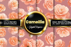 Camellia Digital Papers - 04 Variations Product Image 1