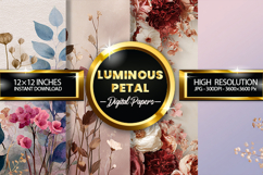 Meadow Whisper Digital Papers - 04 Variations Product Image 1