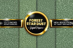 Forest Star Dust Digital Papers - 04 Variations Product Image 1