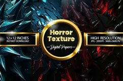 Horror Texture Digital Papers - 04 Variations Product Image 1