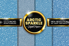 Arctic sparkle Digital Papers - 04 variations Product Image 1