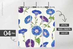Morning Glory Digital Papers - 04 Variations Product Image 2
