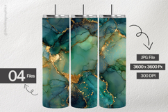 Emerald Flow Digital Papers - 04 Variations Product Image 2