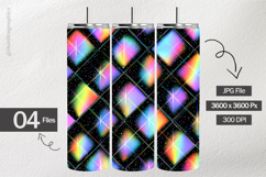 Metallic Holographic Fillin Digital Papers - 04 Variations Product Image 2