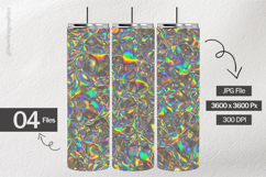 Crinkle Foil Digital Papers - 04 variations Product Image 2