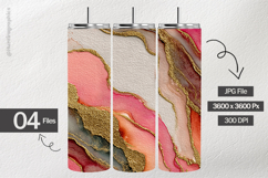 Blush Gold Marble Digital Papers - 04 Variations Product Image 2