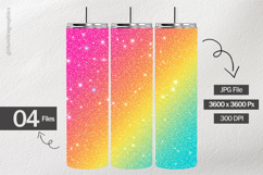 Ombre Glitter Digital Papers - 04 Variations Product Image 2