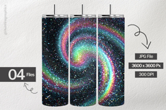 Neon Holographic Swirl Digital Papers - 04 variations Product Image 2