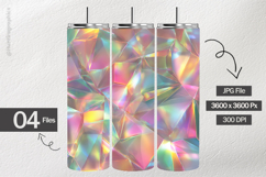 Holographic Filling Pattern Digital Papers - 04 Variations Product Image 2