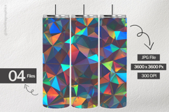 Iridescent Geometric Fluid Cells Digital Papers Product Image 2