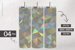 Metallic Prism Tiles Digital Papers - 04 Variations Product Image 2