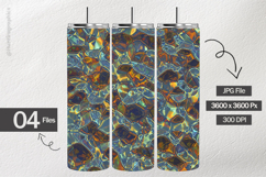 Mosaic Glass Digital Papers - 04 Variations Product Image 2