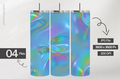 Aqua Holographic Digital Papers - 04 variations Product Image 2