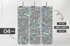 Iridescent Holographic Grain Digital Papers - 04 Variations Product Image 2