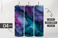 Azure Vein Marble Digital Papers - 04 variations Product Image 2