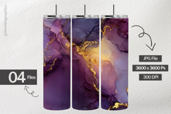 Deep Purple Digital Papers - 04 Variations Product Image 2