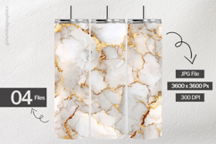 Ivory Kintsugi Digital Papers - 04 variations Product Image 2