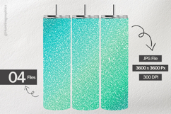 Sky Blue Glitter Digital Papers - 04 variations Product Image 2