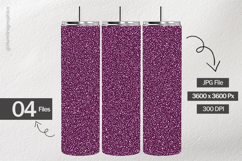 Purpe Glitter Shades Digital Papers - 04 variations Product Image 2