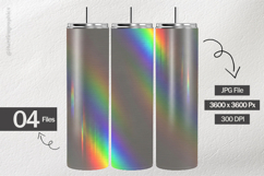 Crinkled Silver Foil Digital Papers - 04 variations Product Image 2