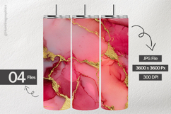 Blush Gold Marble Digital Papers - 04 Variations Product Image 2