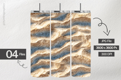 Desert Waves Digital Papers - 04 Variations Product Image 2