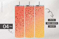 Peach Champagne Glitter Digital Papers - 04 variations Product Image 2