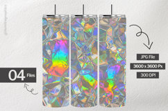 Crumpled Foil Digital Papers - 04 variations Product Image 2