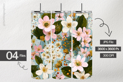 Floral Harmony Digital Papers - 04 Variations Product Image 2