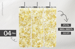 Fine Gold Glitter Digital Papers - 04 variations Product Image 2