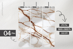 Golden Ember Marble Digital Papers - 04 Variations Product Image 2