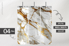 Molten Gold Marquina Digital Papers - 04 Variations Product Image 1