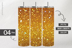 Gold Glitter Digital Papers - 04 variations Product Image 2