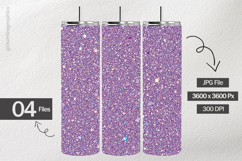 Lavender Gradient Glitter Digital Papers - 04 Variations Product Image 2